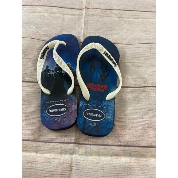 Havaianas Stranger Things Collab Unisex Flip Flops - 37-38 - Picture 3 of 11